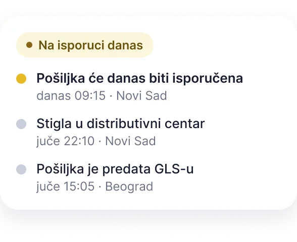 GLS plugin za WooCommerce - praćenje pošiljke sa statusima na srpskom