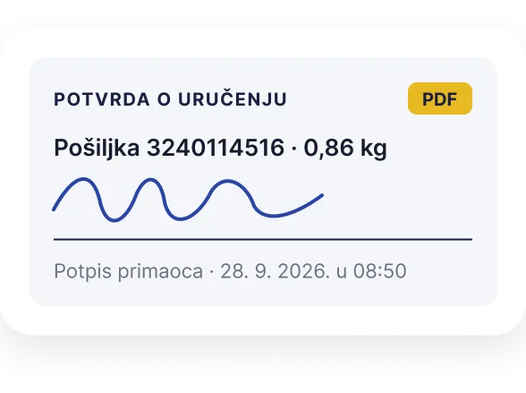 GLS plugin za WooCommerce - potvrda o uručenju sa potpisom u porudžbini (PDF)